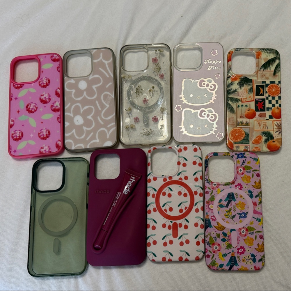 Assorted Phone Cases Set- iPhone 15 Pro Max